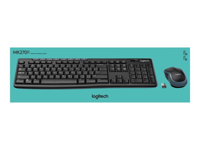 LOGI Wireless Combo MK270 - N/A HRV-SLV Cijena