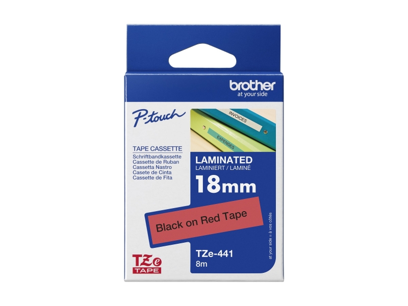 BROTHER TZE441 tape black/red 18mm 8m Cijena