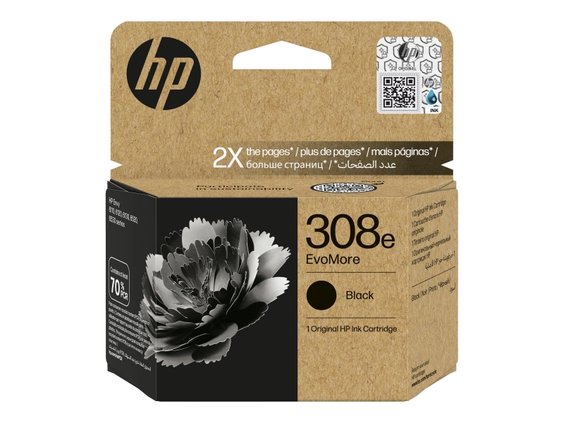 HP 308e EvoMore Black Original Ink Cart Cijena