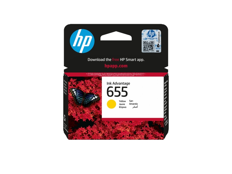 HP 655 ink cartridge yellow 600p Cijena