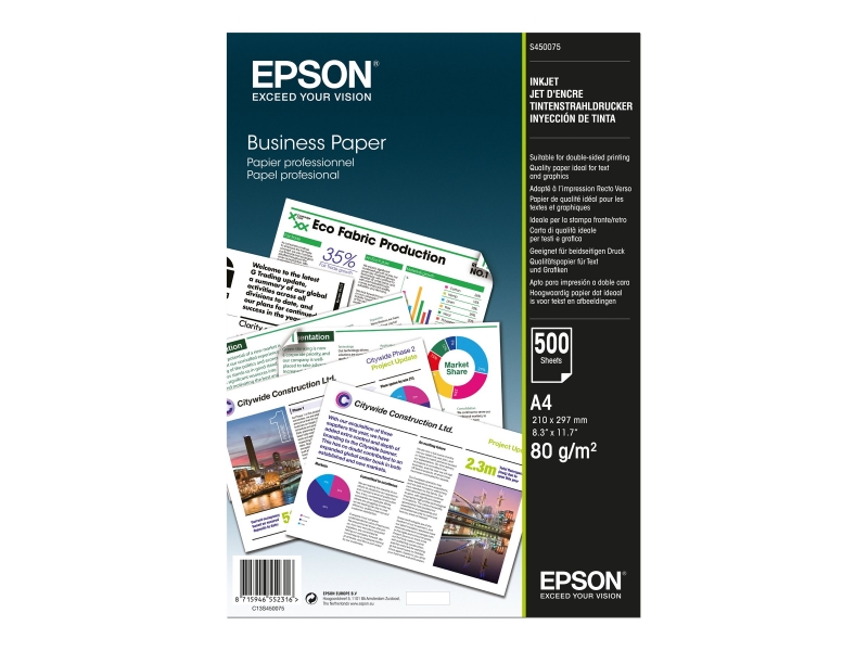 EPSON Business Paper 80gsm 500 sheets Cijena