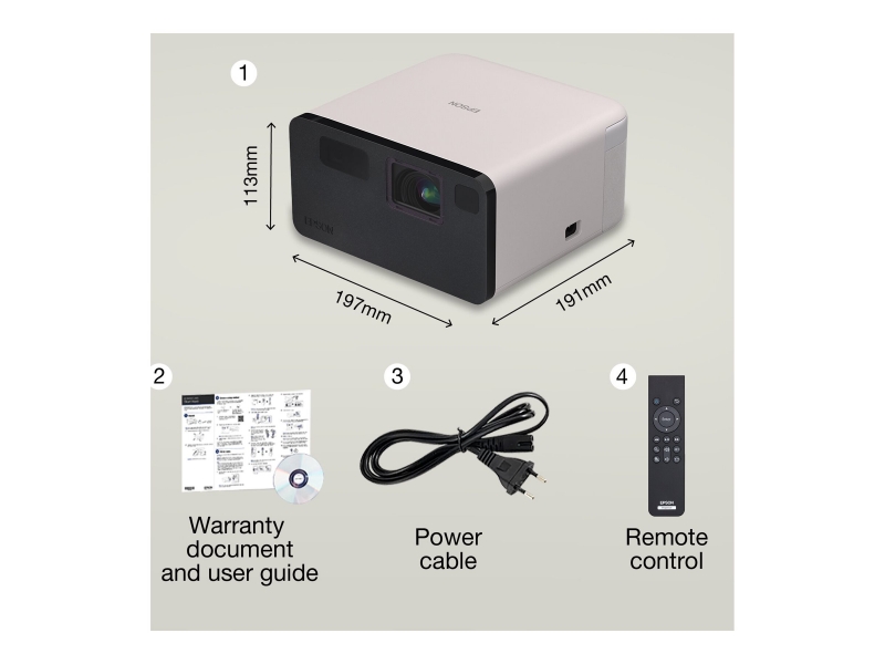 EPSON EF-21W Laser Projector 1.000lm Cijena