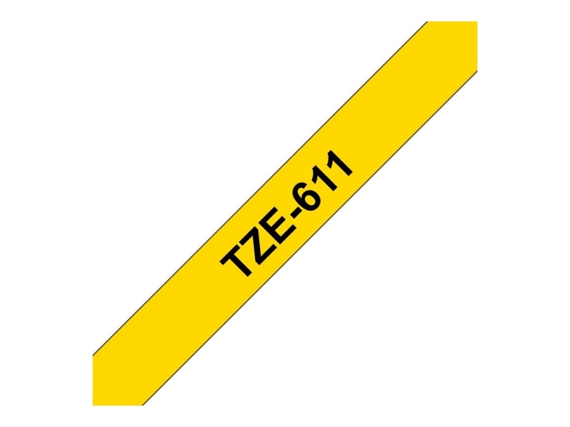 BROTHER TZE611 tape black/yellow 6mm 8m Cijena