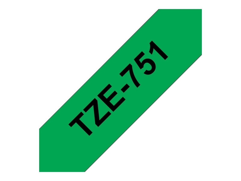 BROTHER TZE751 tape black/green 24mm 8m Cijena