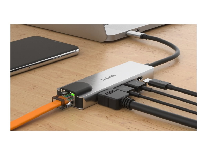 D-LINK Dock USB-C 5-port USB 3.0 hub Cijena