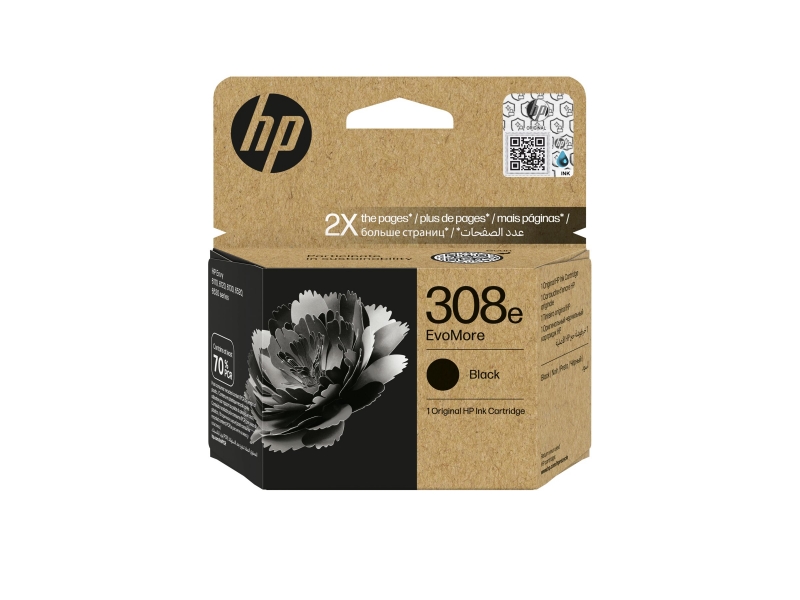 HP 308e EvoMore Black Original Ink Cart Cijena