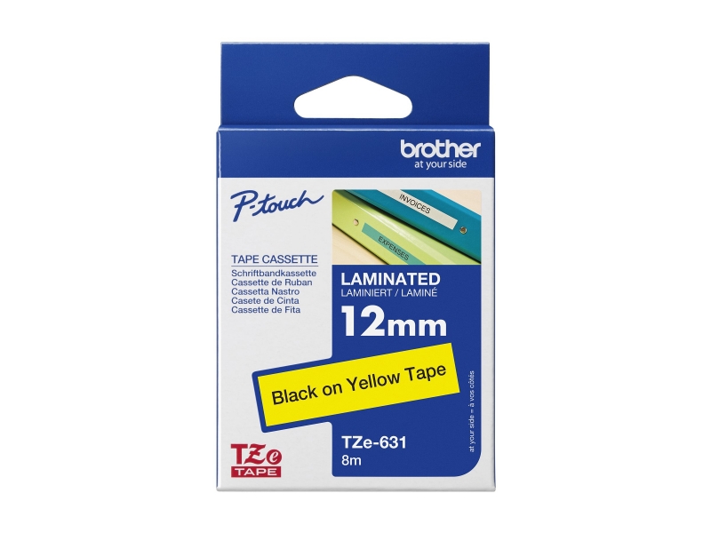 BROTHER TZE631 tape black/yellow 12mm 8m Cijena