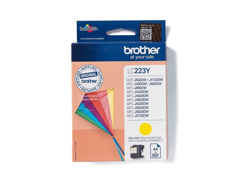 BROTHER LC223Y ink yellow 550pages Cijena