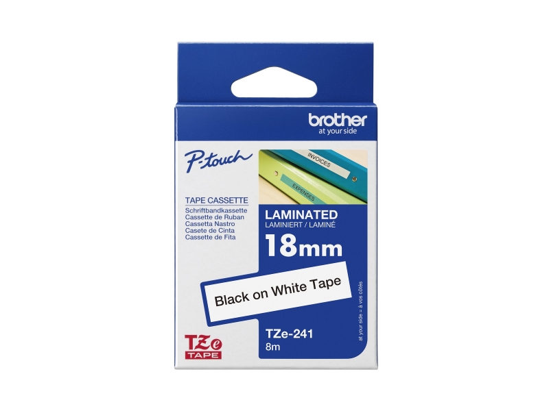 BROTHER TZE241 tape black/white 18mm 8m Cijena