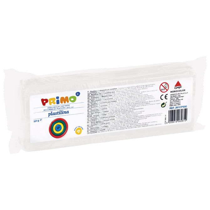 Plastelin 550g Primo 261CP550100 bijeli Cijena