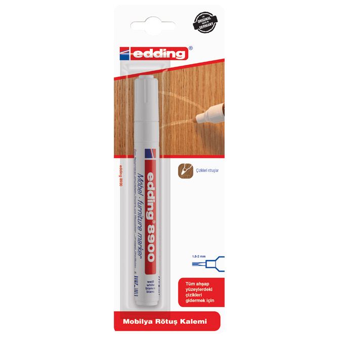 Marker za namještaj Edding 8900/1 bijeli blister Cijena