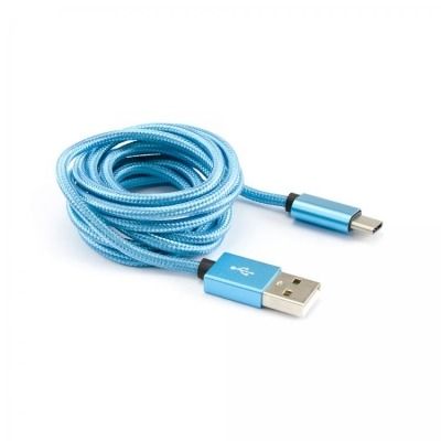 SBOX kabel USB 2.0 - USB tip C, plavi, 1.5m, 3 kom