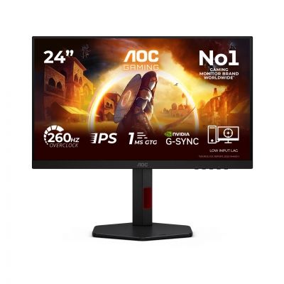 AOC 24G4ZR, 23,8’‘, HDMI, DP, 240Hz, HAS, zvuč