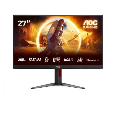 AOC 27G4HA 27”, DP, 2xHDMI, HAS, 200Hz, zvuč.