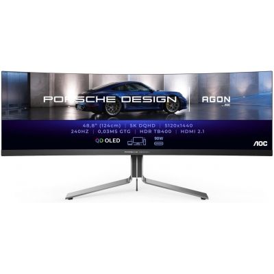 AGON PD49 48,8” QD-OLED, 2xHDMI, DP, 90W, 240Hz