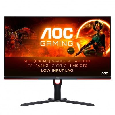 AOC LED 31,5” U32G3X,4K IPS,144hz,HDMI2.1,DP,HAS