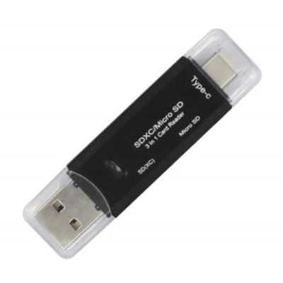 Asonic USB2.0 Tip A/C USB čitač mem. kartica