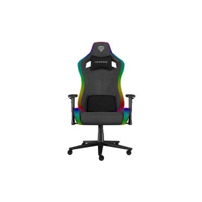 Genesis Trit 660 RGB, gaming stolica, siva