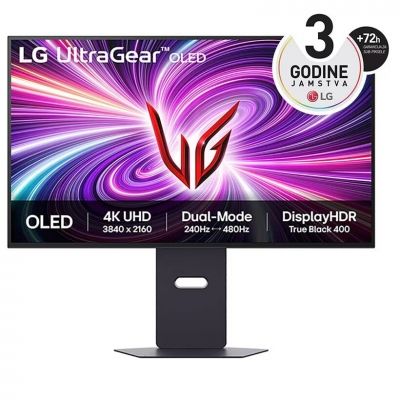LG 32” OLED 32GS95UV, HDMI2.1, DP, USB, HAS, DualM