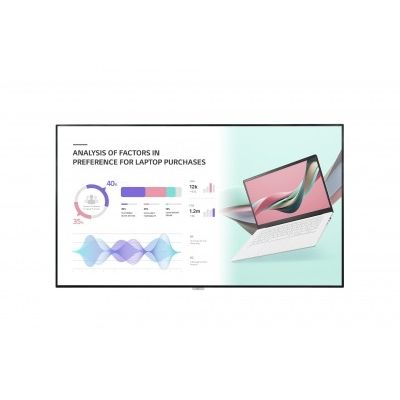 LG 98UH5J, UHD Signage, 500nits, 3xHDMI, DP, RS232