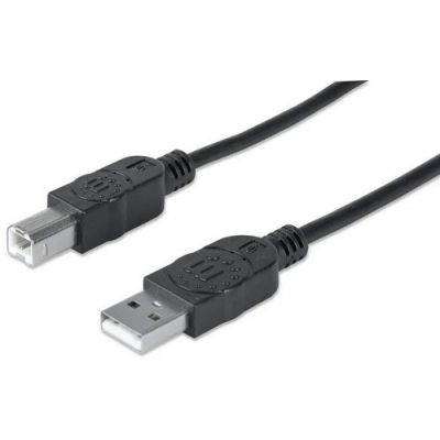 Manhattan kabel USB2.0 AM/BM, za printer,1.8m,crni