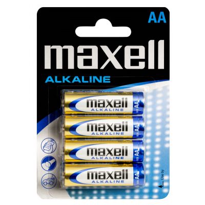 Maxell alkalne baterije LR-6/AA, 4 komada