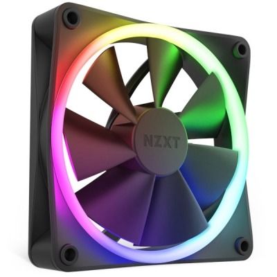 NZXT F120 RGB, 120mm RGB crni ventilator