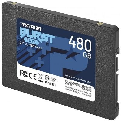 Patriot SSD Burst Elite R450/W320, 480GB, 7mm,2.5”