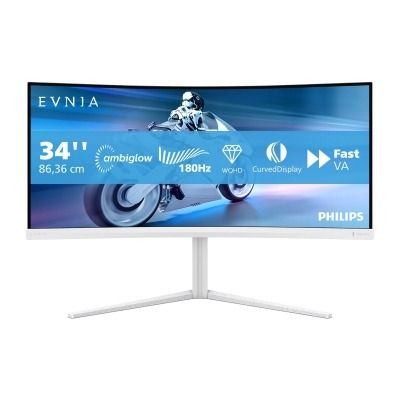 Philips 34M2C5501A 34”, WQHD, 2xHDMI, 2xDP, 180Hz