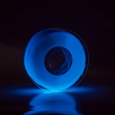 PLA filament 1.75 mm, 1 kg, glow blue