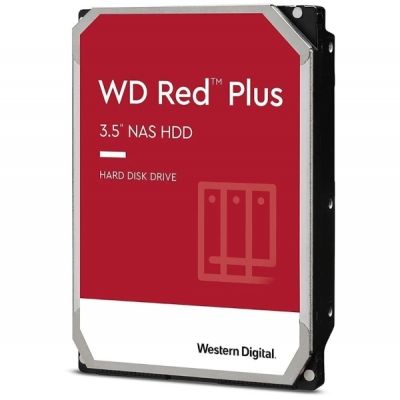WD Red Plus WD20EFPX 2TB, 3,5”, 64MB, 5400 rpm