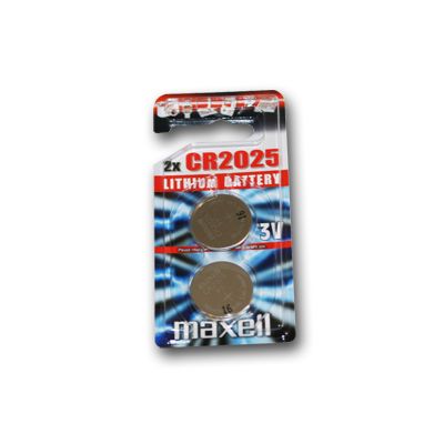 Maxell lit. dugm. baterija CR2025, 2 kom