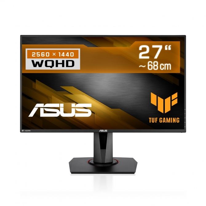 ASUS VG27AQ 27”, QHD, 2xHDMI, DP, HAS, 165Hz, zvu.