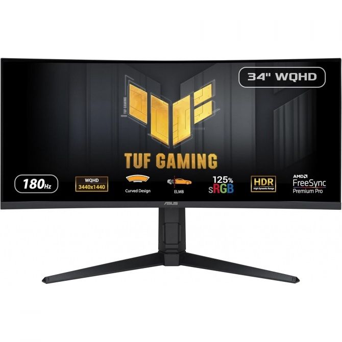 ASUS VG34VQL3A 34”, 2xHDMI, 2xDP, HUB, 180Hz, zvuč
