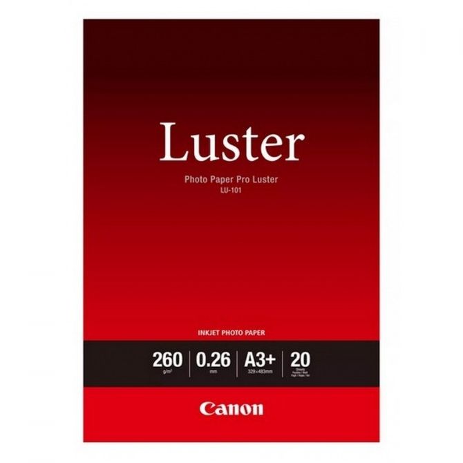 Canon Photo Luster Paper LU101 - A3+ - 20L