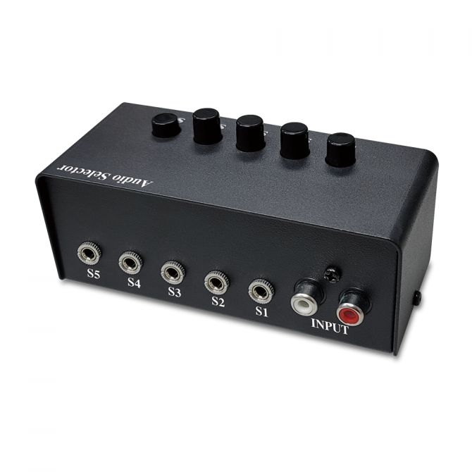 Genius Stereo Switching Box, 5-port Audio