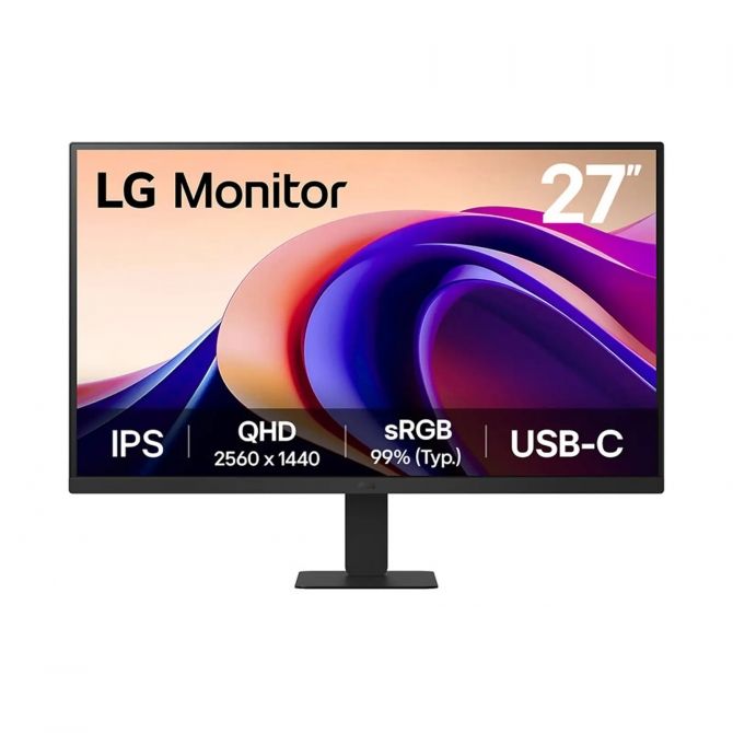 LG 27U631A 27” QHD IPS 100hz, 1xHDMI, 1xUSB-C 15W,