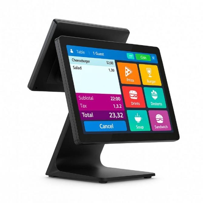 MicroPOS NBP-156, 15,6+11,6”,J4125,8GB,256GB, W11P