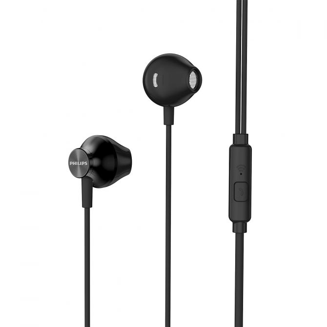 Philips žične slušalice s mikrof. TAUE101BK, crne