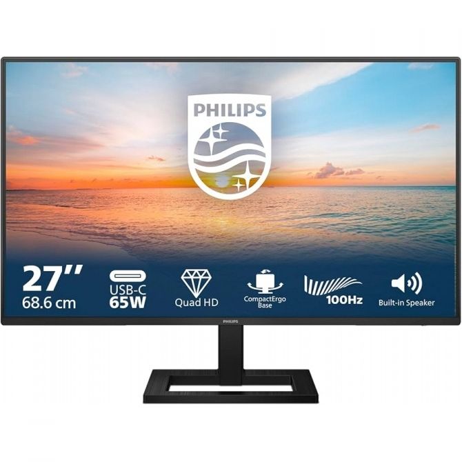 Philips 27” 27E1N1600AE, QHD, HDMI, HAS, USB-C