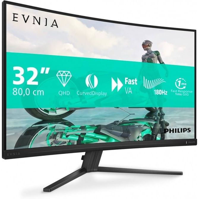 Philips 32M2C3500L 31,5”, QHD, 2xHDMI, DP, 180Hz