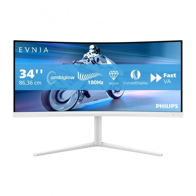 Philips 34M2C5501A 34”, WQHD, 2xHDMI, 2xDP, 180Hz
