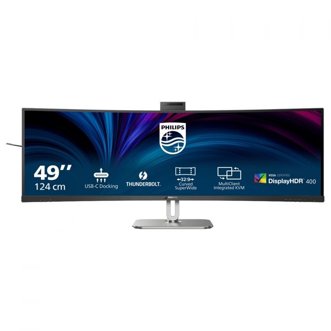 Philips 49” 49B2U6903CH, 2xHDMI, TB, RJ45, KVM, 5K