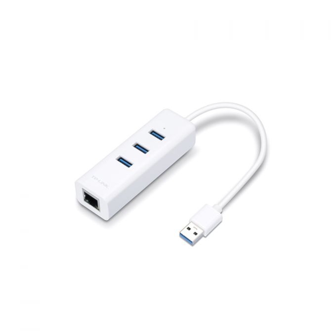 TP-Link USB 3.0 Gbit Ethernet Adapter & 3x USB hub