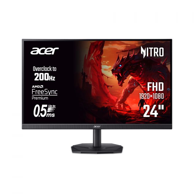 Acer Nitro KG24FX 23.8” IPS, 2xHDMI, DP, 200Hz
