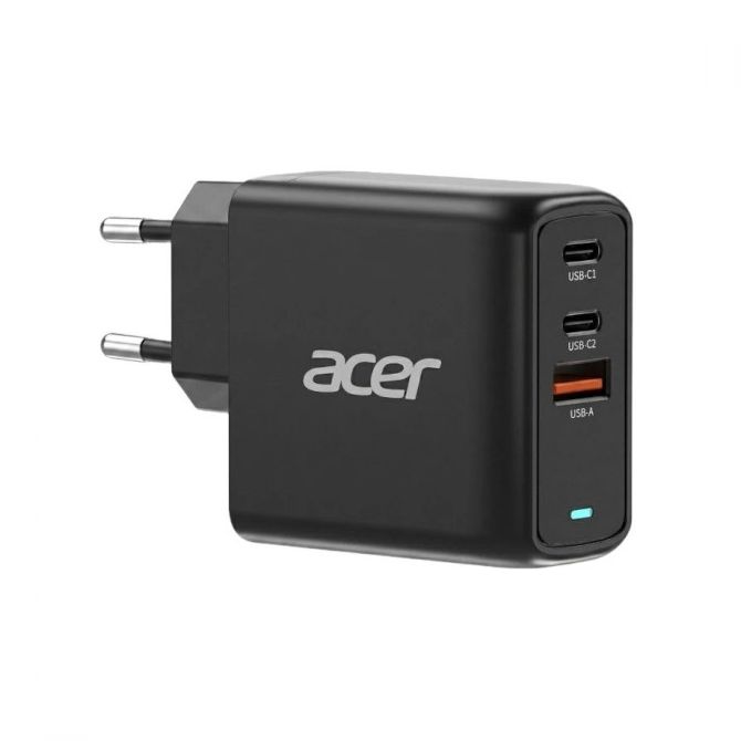 Acer 67W GaN 2xUSB-C, 1xUSB-A punjač, EU