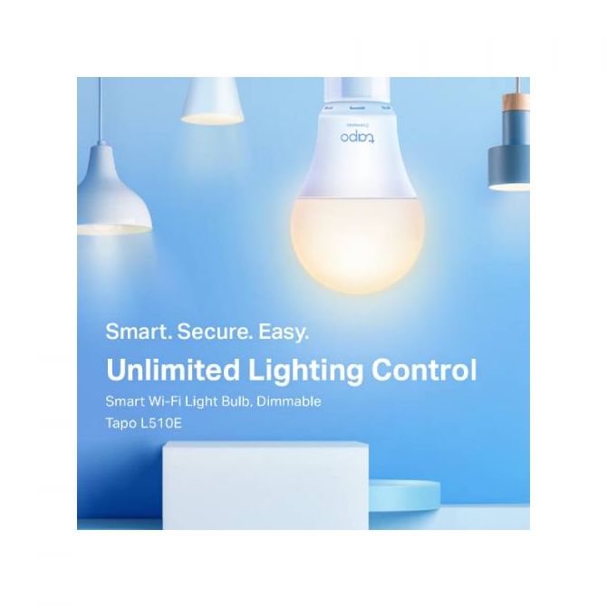 TP-Link Tapo L510E Smart Wi-Fi Light Bulb Dimmable