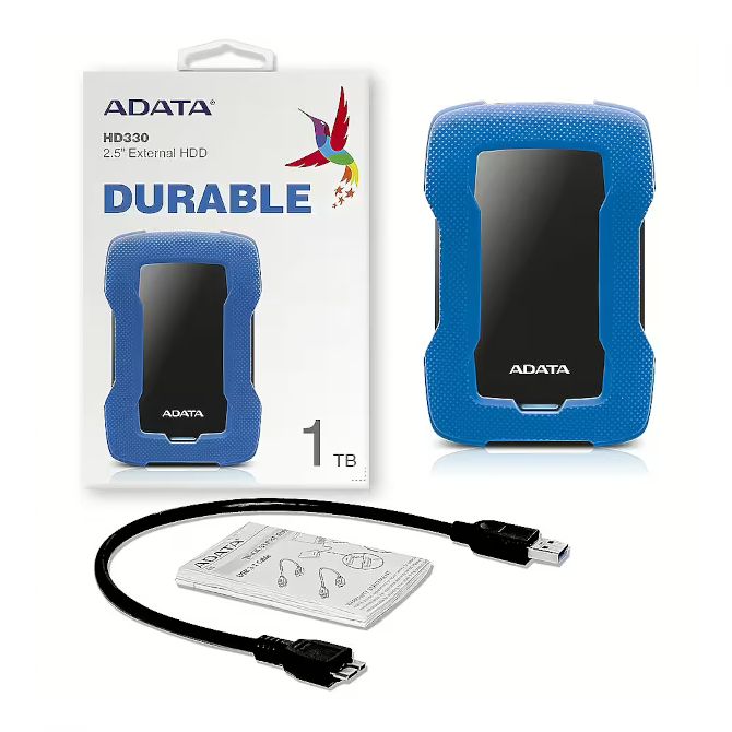 ADATA Ex HDD HD330, 1TB, usb3.2, plavi