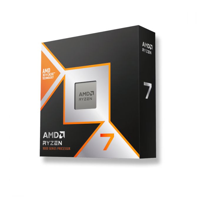 AMD Ryzen 7 9850X3D, 8C/16T 5,6G, 104MB, AM5