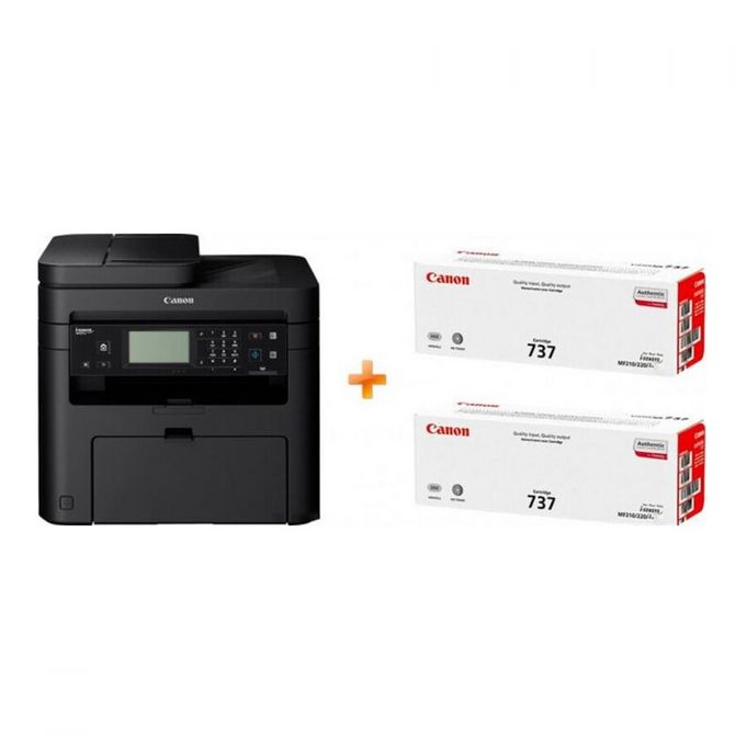 Canon laser i-SENSYS MF237w + 2xCRG737